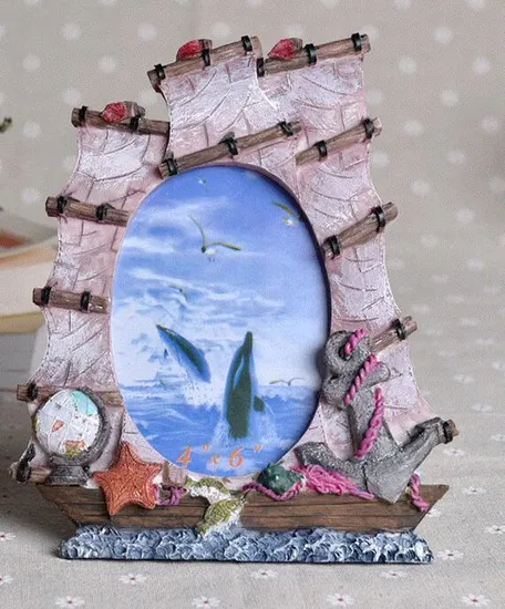 Newest and Funny Handmade Ceramic Photo Frames Sea Designs