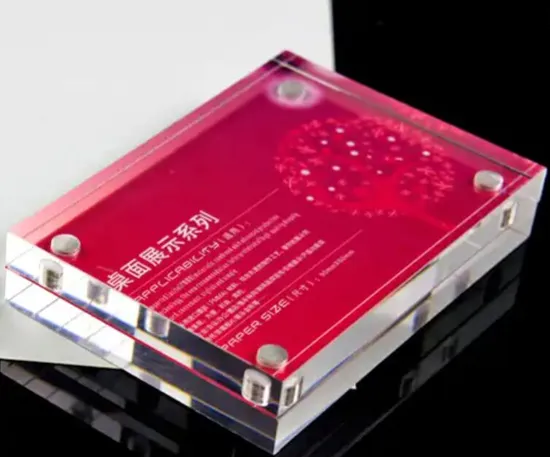 Double-Sided Magnets PMMA Picture Plexiglass Photo Block Acrylic Photo Frame