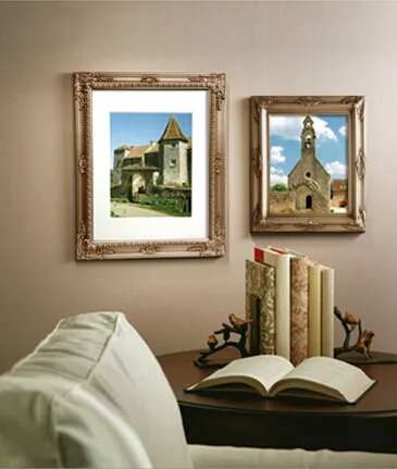 Wholesale Craft Photo Frame Mirror Frame Wooden Framed Mirror