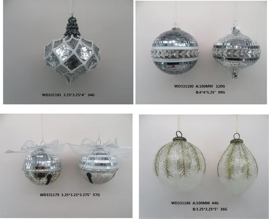 Glass Hanging Decoration for Different Xmas Tree