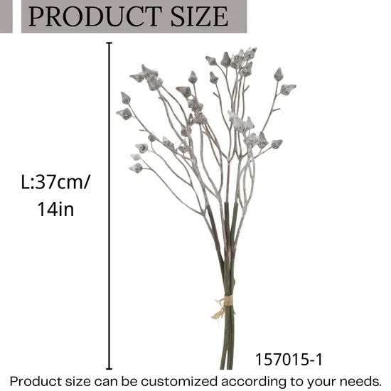 Beautiful Flower Plant for Office Wedding Decoration Dry Frost Flowers Home Flowers