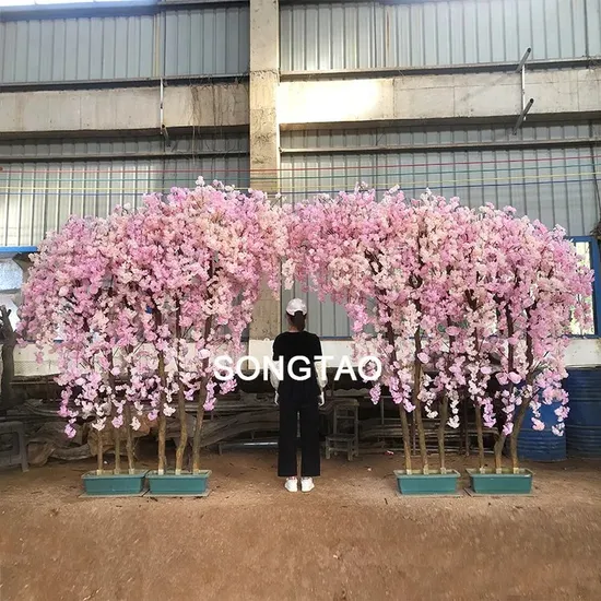 Romantic Cherry Blossom Arch Wedding Centerpieces