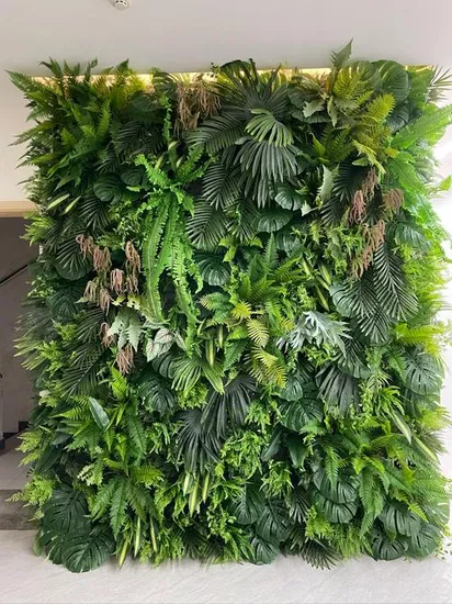 Decorative 50*100 Cm Plastic Eco-Friendly Green Artificial Plant Wall