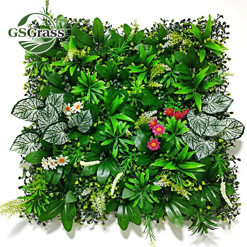 DIY Removable Artificial Green Wall to Cover The Decoration Beautiful Style