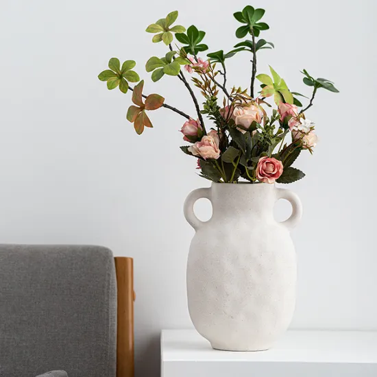 Nordic Style Ceramic Vase Biscuit Home Decoration Ornaments Hydroponic Gifts