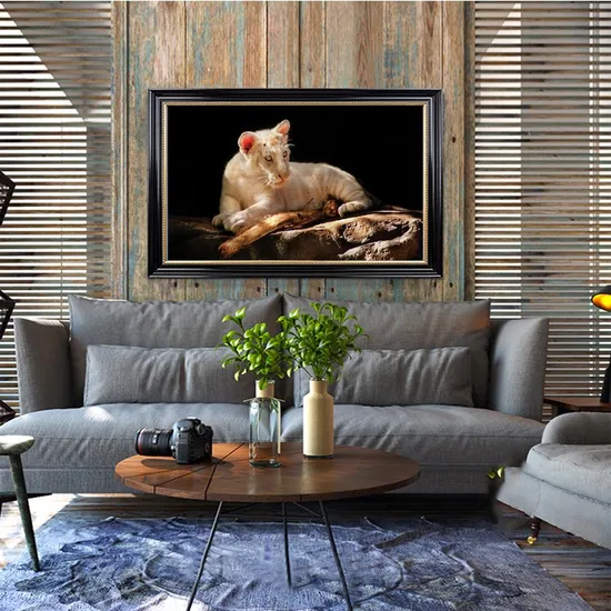 Wholesale High Quality Decoration Oil Painting, Home Decoration Painting, Art Painting (Lions)