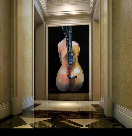 Wholesale High Quality Handmade Modern Decoration Painting (Nude Woman Body)