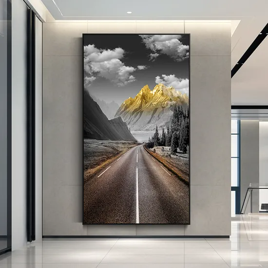 Custom High Quality Handmade Wall Art Abstract Style Framed Canvas Painting Home Decor