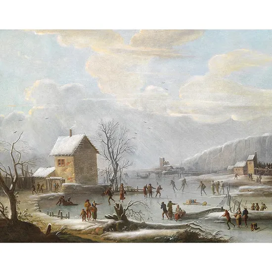 Winter Scene Print Custom Art Giclee Home Commercial Decoration Painting