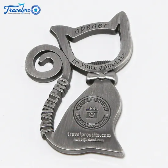 Travelpro Customized Metal Refrigerator Sticker with Beer Opener Fridge Magnet for Souvenirs