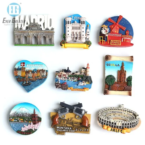 Resin Goa Fridge Magnets
