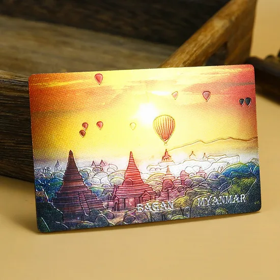 Fast Shipping Metal Magnet Maldives Foil 3D Fridge Magnet Souvenir