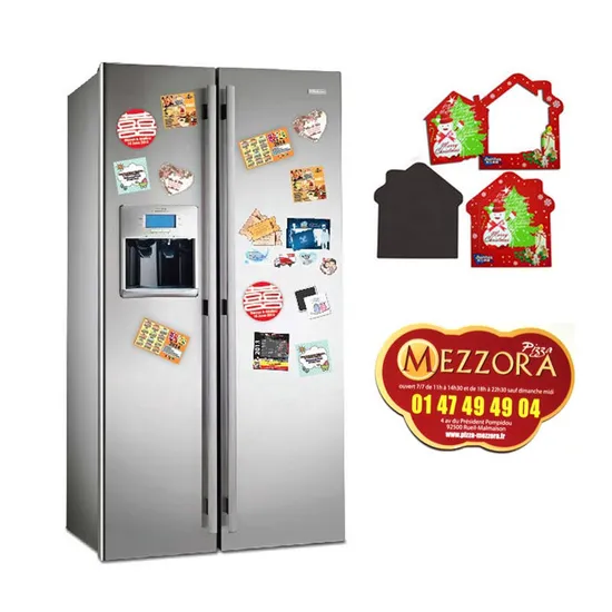 Custom Die Cut Printed Magnetic Refrigerator Rubber Fridge Magnets Sticker