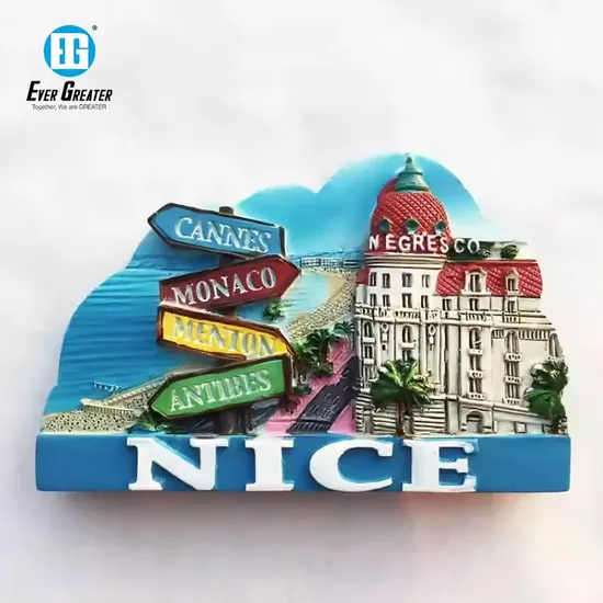 3D Resin Fridge Magnets Souvenir Custom Colorful Fridge Magnet
