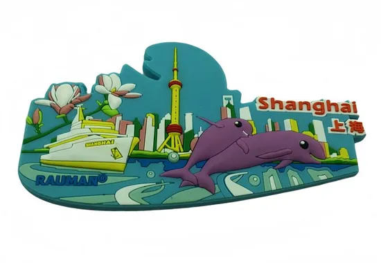 Custom Country City Tourism Souvenirs 3D PVC Rubber Refrigerator Promotional Fridge Magnet