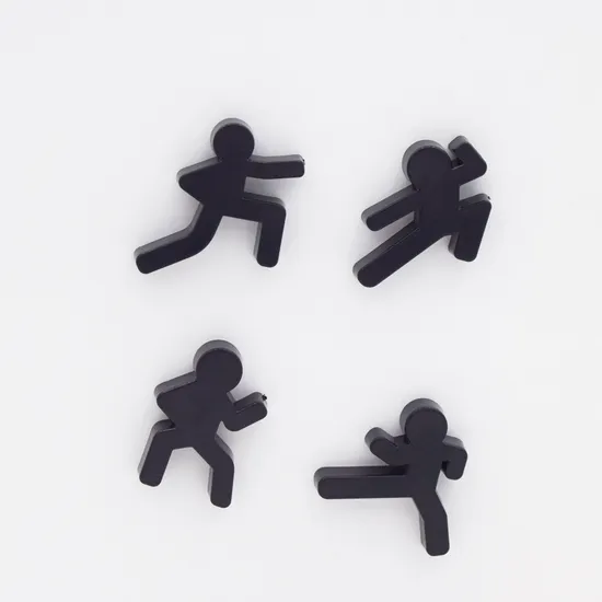 Ninja Fridge Magnet Refrigerator Sticker Magnetic Message Clip Kung Fu Kids Children Toys Gift Bulletin Board