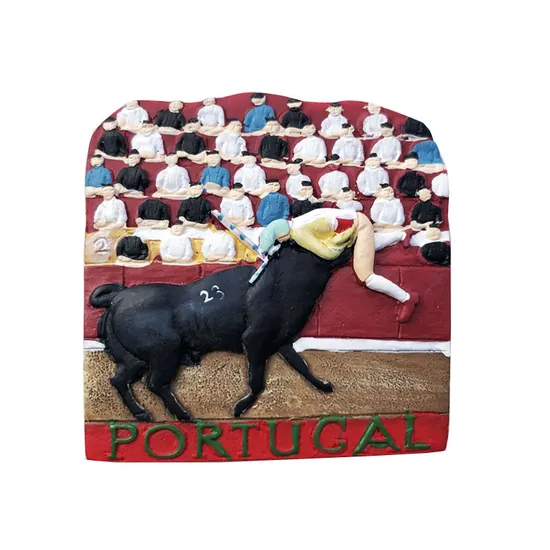 Promotion Resin Tourist Gift&Souvenir Portugal Travel Refrigerator Magnet