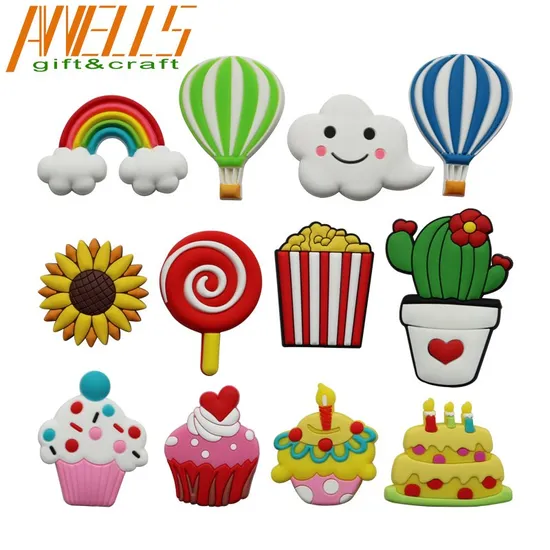 Dinosaur PVC Fridge Magnets Animal Refrigerator Magnets Soft Rubber Magnets Home Kitchen Decoration