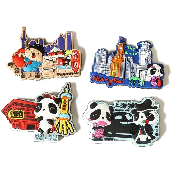Custom Design Souvenir PVC Fridge Magnet for Promotional Gifts