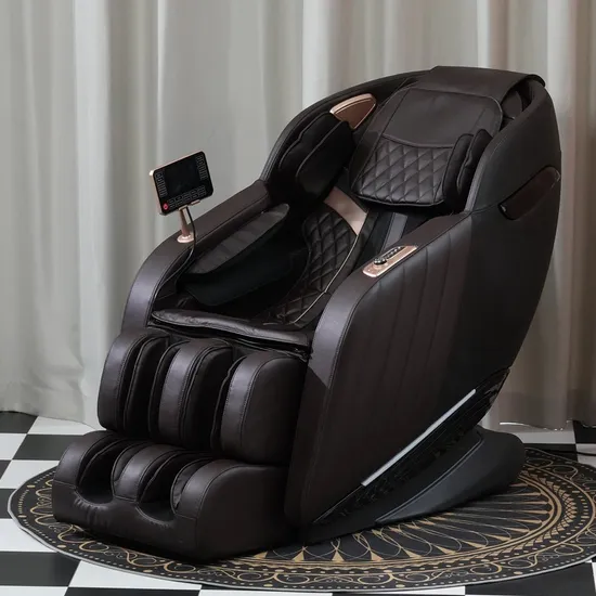 2025 Best Seller 4D Deluxe Shiatsu Heating Electric Full Body Zero Gravity Massage Chair