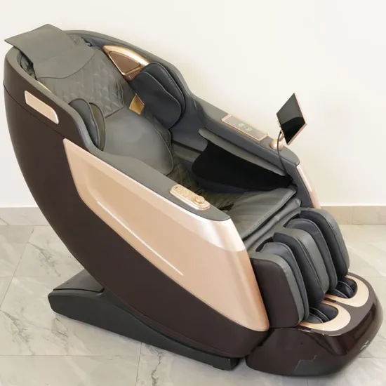 2024 Multifunction SL Track Full Body Air Compression Recliner Electric Back Waist Heating Vibration Zero Gravity Massage Chair with Foot Roller