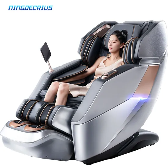 Ningdecrius 2023 Hot Sell Full Body Massage Chair Luxury 4D Zero Gravity Shiatsu Electric Heating SL Track Massage Chair