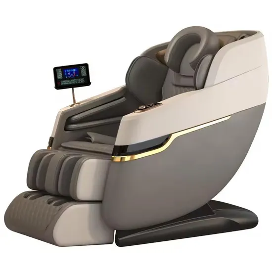 White PU Leather Massage Chair for Home, Office, and SPA