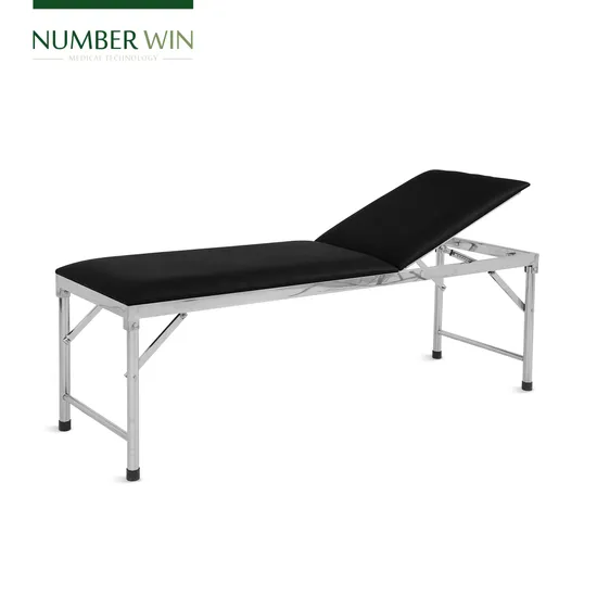 Nwz003 Number-Win Factory Direct Cheap Hospital Clinic Adjustable Manual Massage Examination Table