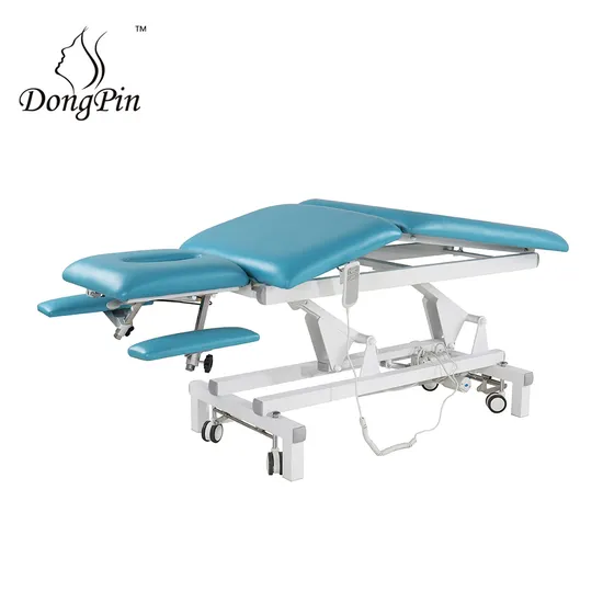 Professional Medical Chair Synthetic Leather Physical Therapy Equipment Electric Massage Bed