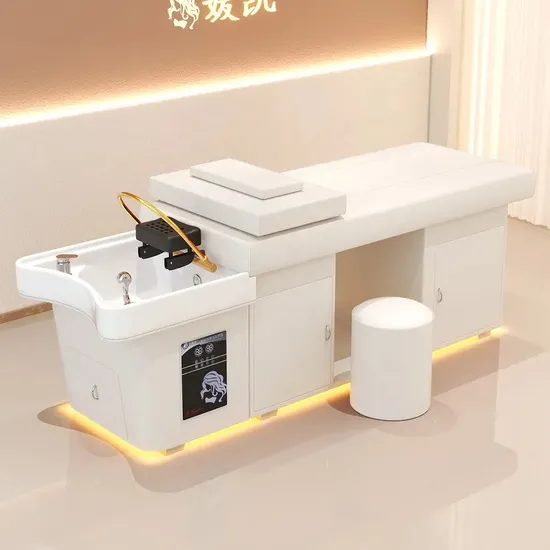 Electric Massage Shampoo and Foot Massage for Barber Shop Bed