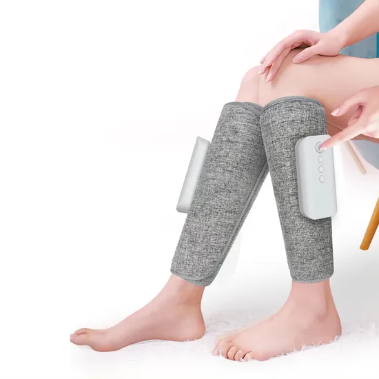 Cordless Air Compression Blood Circulation Heating Portable Leg and Calf Massager
