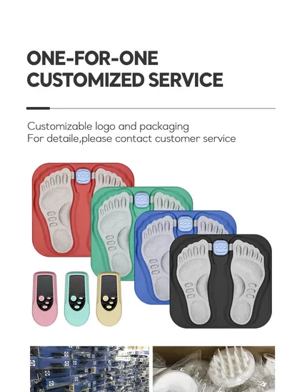 Wholesale Customized Blood Circulation Foot Massage Machine Remote Control 3D Foldable EMS Massage Mat Home EMS Health Care Foot Massager Equipment