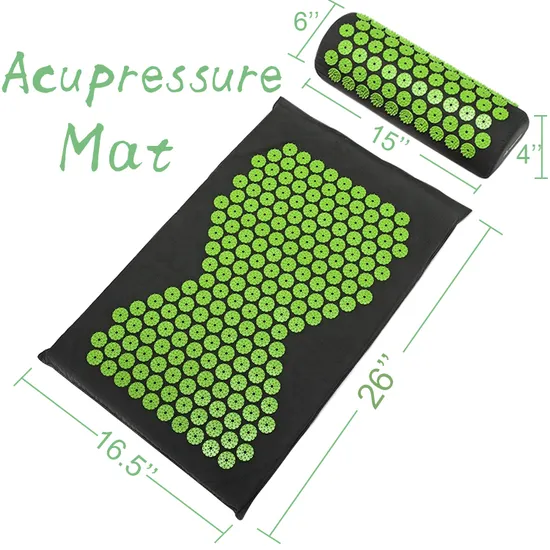 High Quality Acupressure Shakti Massage Cushion Yoga Mat and Pillow Set