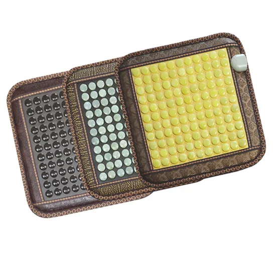 Jade Stone Massage Cushion for Car and Home Use