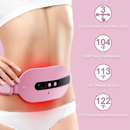 Hot Sale Portable Convenient Electric Menstrual Heating Pad Waist Heating Belt