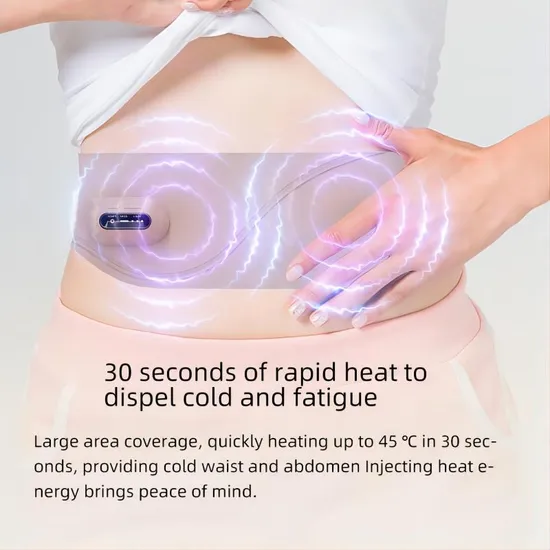 Factory Wholesale Infrared EMS Smart Warm Palace Belt Vibrating Heat Massager
