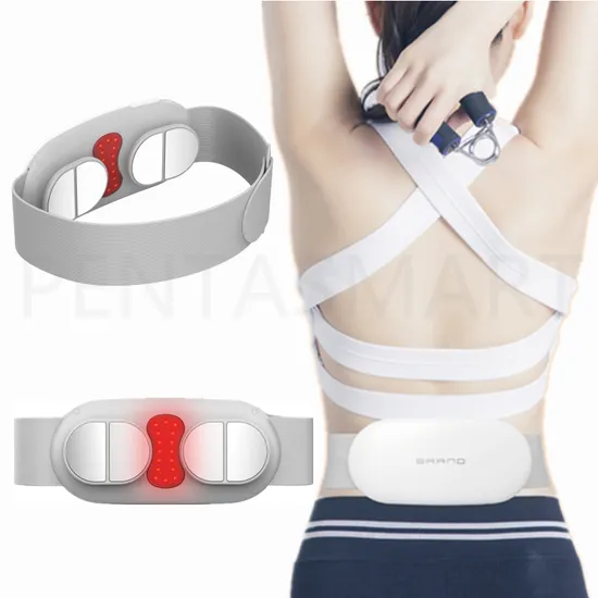 Electric EMS Abdomen Massager for Menstrual Pain Relief Heating Pad Massage Belt