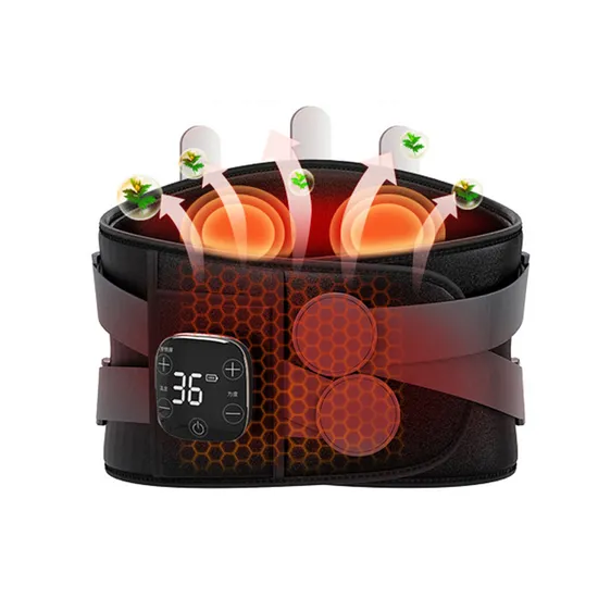 Hot Selling Heat Wireless Electric Lumbar USB Red Light Heated Waistband Massage Belt