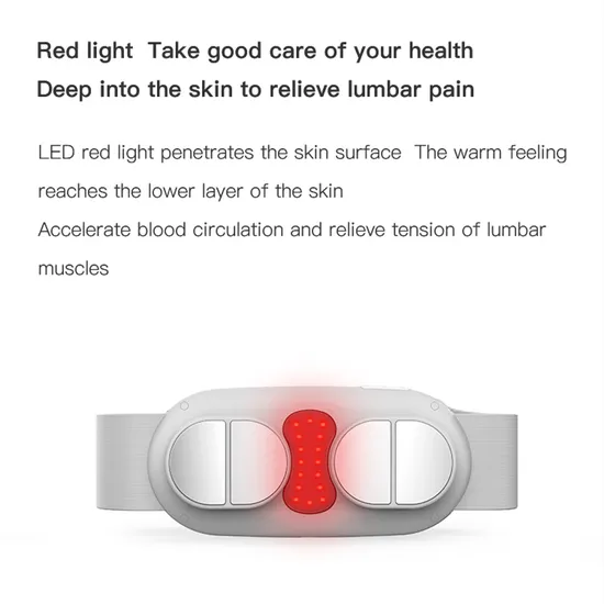 EMS Health Care Abdomen Massager with Heat 16 Pulse Intensities&6 Modes Massager