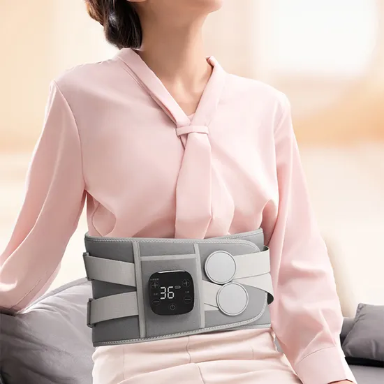 Recharging Pain Relief Women Red Light Hot Compress Therapy Heated Massager Belt