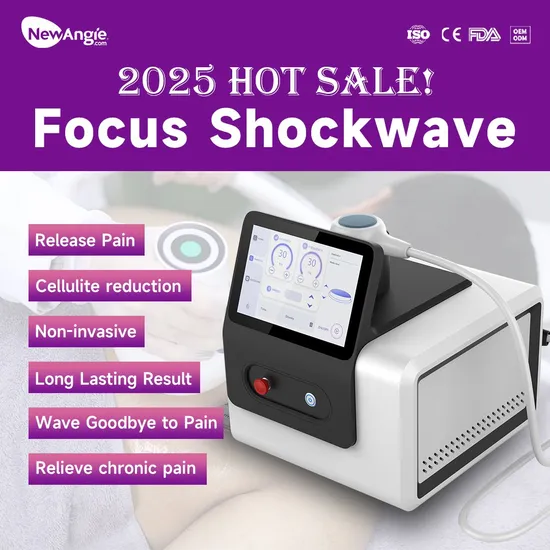 Newangie Soft Shockwave Physical Therapy Pain Relief Therapi Knee Medical Softwave Machine