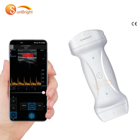 Portable Wireless Color Doppler Double Head Convex and Linear Probe
