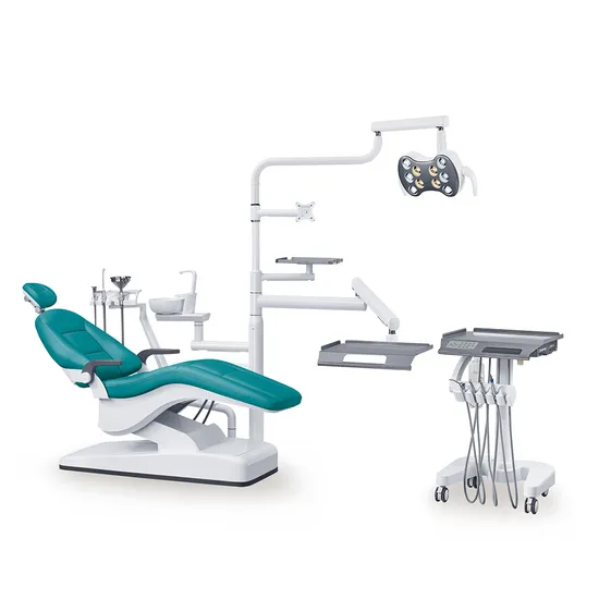 CE Approved Gladent Dental Unit Equipment with Sliding Cart