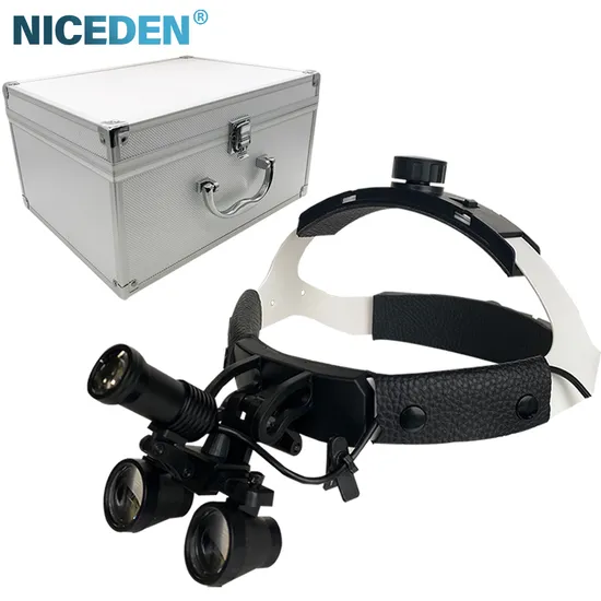 Premium Adjustable Magnifying LED 5W Ergonomic Design Dental Loupes2.5X 3.5X with Acrylic Optics Headlight