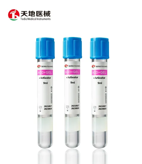 High Quality Platelet Pich Plasma Acd Gel Prp Tube with Activator