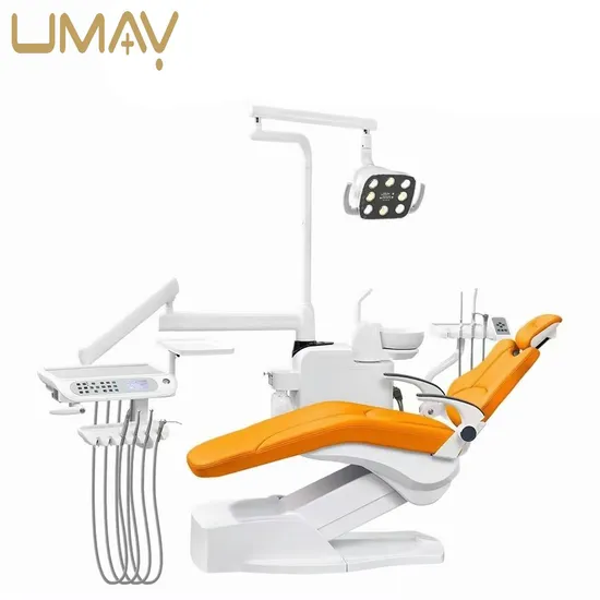 Premium Dental Unit Chair with Metal and Plastic Components Functional Oral Care Medical Equipment