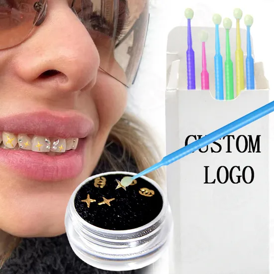 Dental Disposable Inlay Crown Refill Sticks Bonding Sticky Applicator with Wax Tip