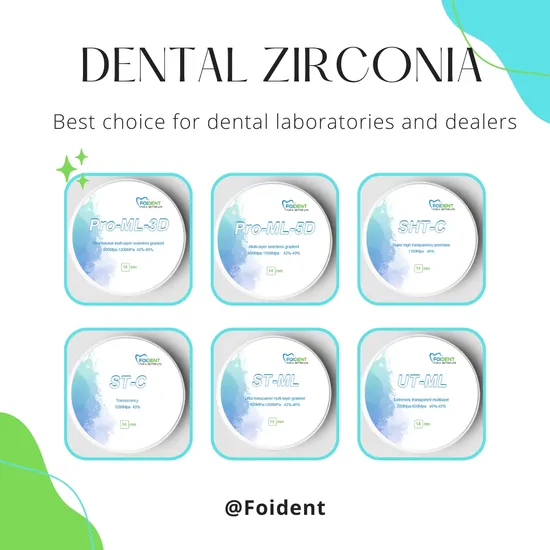 Dental Zirconia Block High Quality Zirconia Disk Dental Materials for Making Teeth