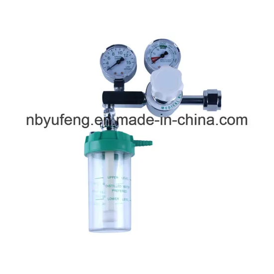 Hot Sale High Quality Low Price Hospital Medical Cga 540 Medical Oxygen Inhaler with Big Valve Factory Direct Sales Universal Medical Oxygen Regulator Flow