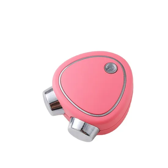 Facial Slimming Instrument Microcurrent Beauty Instrument Reducing Edema with Double Roller Massager